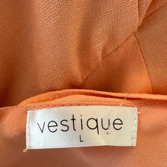 Vestique Peach Layered Blouse - Picture 2 of 5